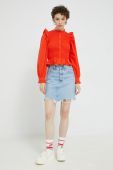 Сорочка Only жіноча колір помаранчевий