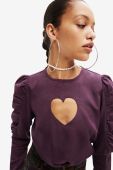 Блузка Desigual жіноча колір фіолетовий однотонна
