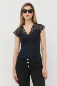 Блузка Morgan жіноча колір синій однотонна (2566955)