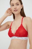 Бюстгальтер Guess колір червоний мереживо візерунок (2633462)