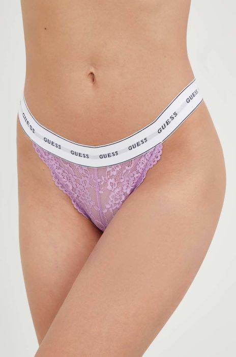 Бразиліани Guess колір фіолетовий (2633600)