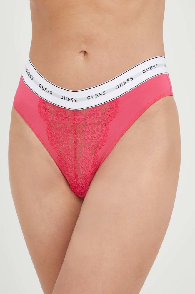 Стринги Guess колір рожевий (2633670)