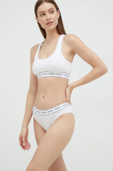 Бюстгальтер Guess колір білий однотонний (2754335)