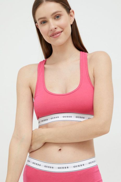 Бюстгальтер Guess колір рожевий однотонний (2750807)