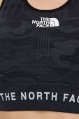 Спортивний бюстгальтер The North Face колір чорний візерунок
