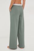 Піжамні штани United Colors of Benetton жіночі колір зелений