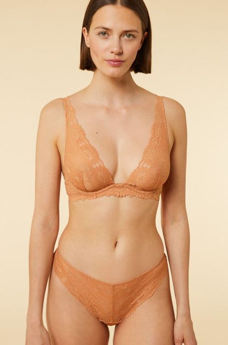 Стринги Etam колір коричневий (2539908)