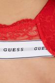 Бюстгальтер Guess колір червоний мереживо однотонний (2913937)