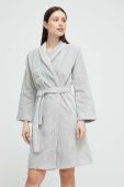 Бавовняний халат Kenzo колір сірий (3236936)
