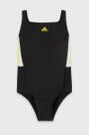 Суцільний дитячий купальник adidas Performance колір чорний (2731255)