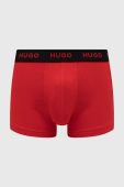 Боксери HUGO 3-pack чоловічі колір червоний (3287839)
