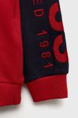 Дитяча кофта Guess колір червоний з аплікацією