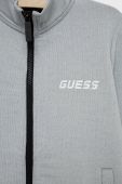 Дитяча кофта Guess колір сірий з принтом (2508972)