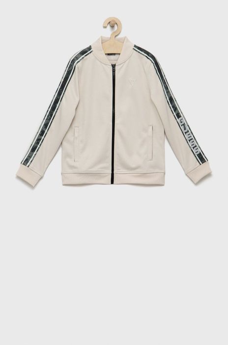 Дитяча кофта Guess колір бежевий з аплікацією (2567016)