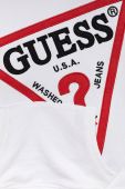 Дитяча бавовняна кофта Guess колір білий з аплікацією (2424461)