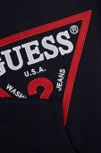 Дитяча бавовняна кофта Guess колір синій з аплікацією (2424463)