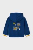 Дитяча кофта Mayoral колір синій з принтом (2489445)