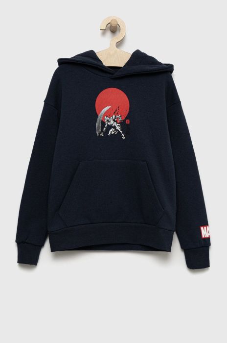 Дитяча кофта Jack & Jones колір синій з принтом (2504706)