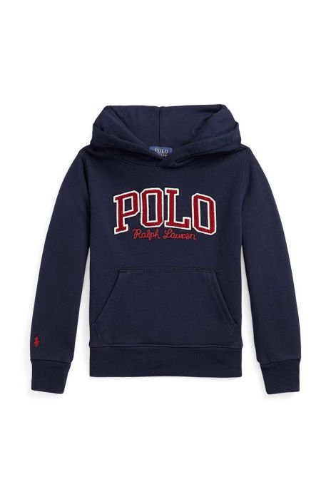 Дитяча кофта Polo Ralph Lauren колір синій з аплікацією (2668481)
