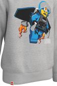 Дитяча бавовняна кофта Lego Wear колір сірий з принтом (2582258)