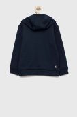 Дитяча кофта Protest колір синій з капюшоном з принтом