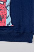 Дитяча бавовняна кофта zippy колір синій з принтом (2750023)