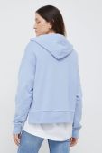 Бавовняна кофта Tommy Hilfiger жіноча  однотонна колір блакитний (2522305)