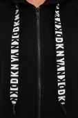 Кофта Dkny жіноча колір чорний однотонна (2596548)