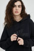 Кофта The Kooples жіноча колір чорний з принтом (2723764)