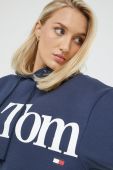 Кофта Tommy Jeans жіноча колір синій з принтом (2499498)