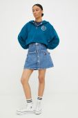 Кофта Tommy Jeans жіноча колір бірюзовий з аплікацією