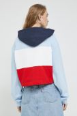 Бавовняна кофта Tommy Jeans жіноча  з аплікацією колір барвистий (2547195)