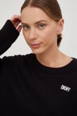 Кофта Dkny жіноча колір чорний однотонна (2687613)