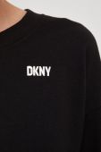 Кофта Dkny жіноча колір чорний з аплікацією (2664740)