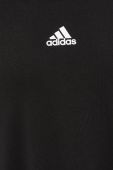 Кофта adidas жіноча колір чорний однотонна (2462421)