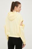 Кофта adidas жіноча колір жовтий однотонна