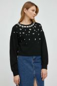 Кофта Twinset жіноча колір чорний з аплікацією (2792186)