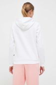 Кофта Puma жіноча колір білий з капюшоном з принтом