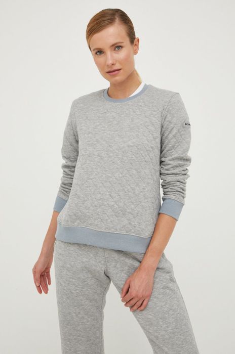 Кофта Columbia жіноча колір сірий однотонна