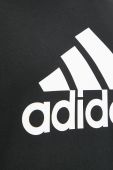 Бавовняна кофта adidas Performance жіноча колір чорний з принтом (2499576)