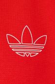 Бавовняна кофта adidas Originals жіноча колір червоний з принтом