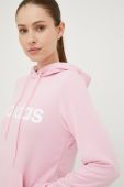 Кофта adidas жіноча колір рожевий з принтом (2528438)