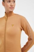 Кофта Guess жіноча колір коричневий однотонна (3337677)