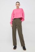 Кофта Vero Moda жіноча колір рожевий однотонна
