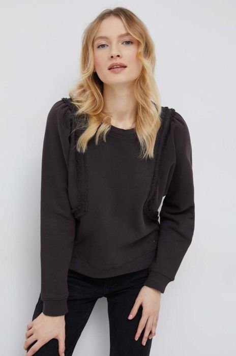 Кофта Pepe Jeans жіноча колір коричневий однотонна