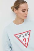 Кофта Guess жіноча  з принтом колір блакитний (2833409)