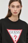 Кофта Guess жіноча колір чорний з принтом (2538192)
