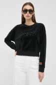 Кофта Guess жіноча колір чорний з аплікацією (2687677)