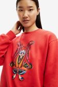 Кофта Desigual жіноча колір червоний з принтом