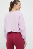 Тренувальна кофта adidas Studio жіноча колір фіолетовий однотонна